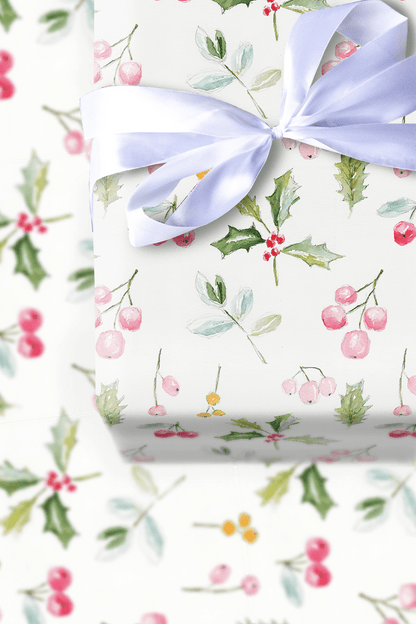 Holly & Bright - Wrapping Paper - Aspen & Arlo