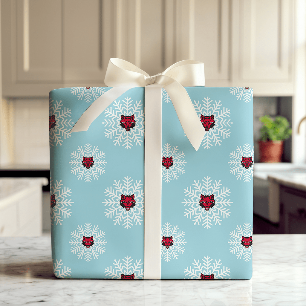 Wolve Snowflake - Wrapping Paper - Aspen & Arlo
