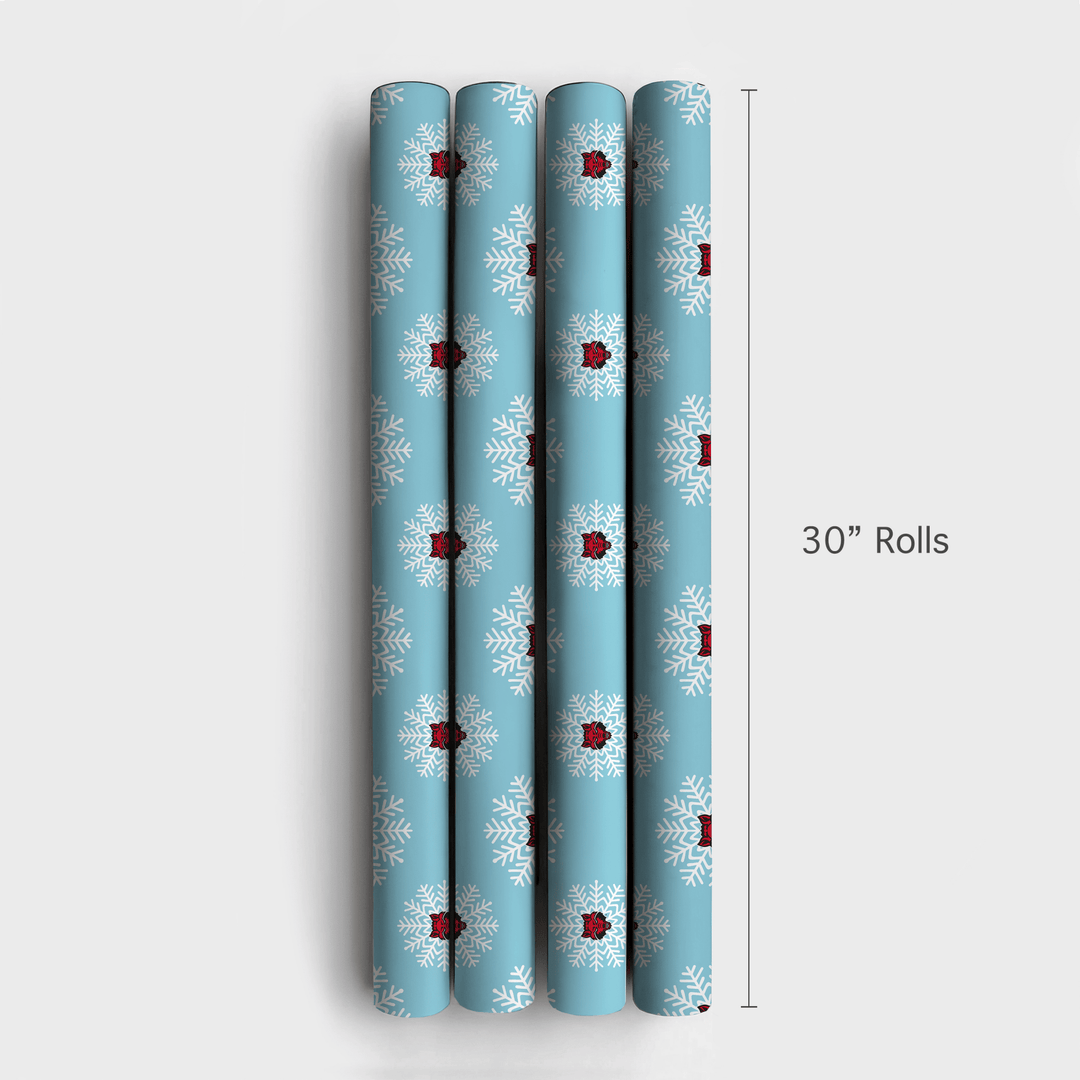 Wolve Snowflake - Wrapping Paper - Aspen & Arlo
