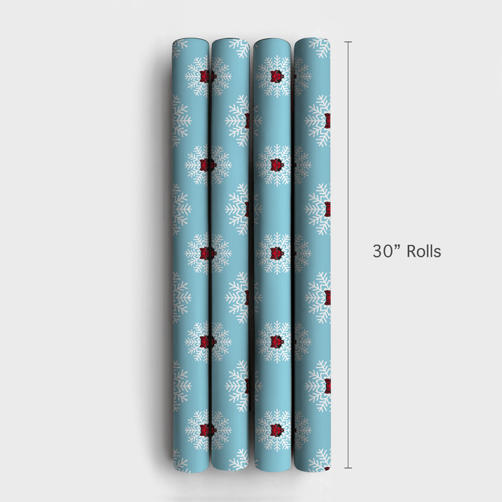 Wolve Snowflake - Wrapping Paper - Aspen & Arlo