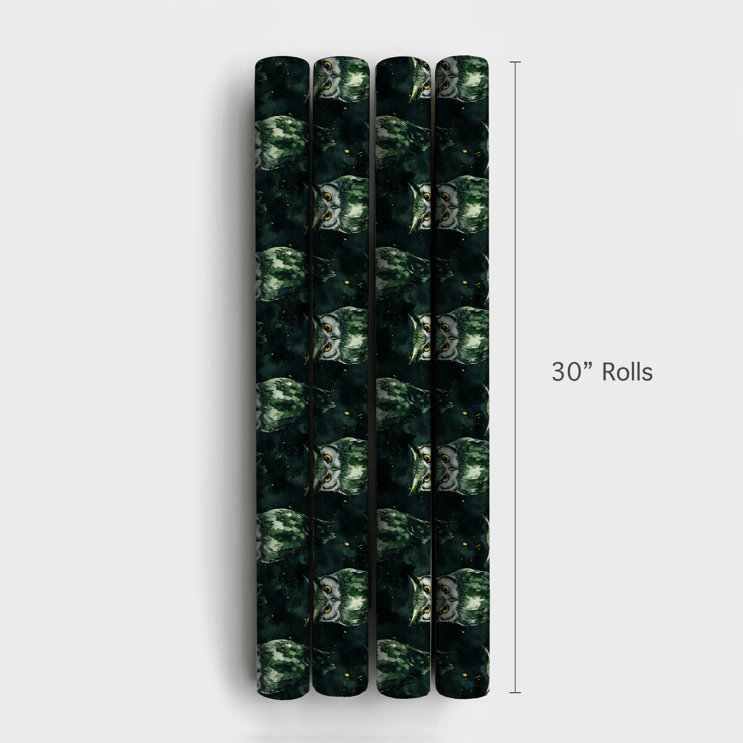 Hoot Green - Wrapping Paper - Aspen &amp; Arlo