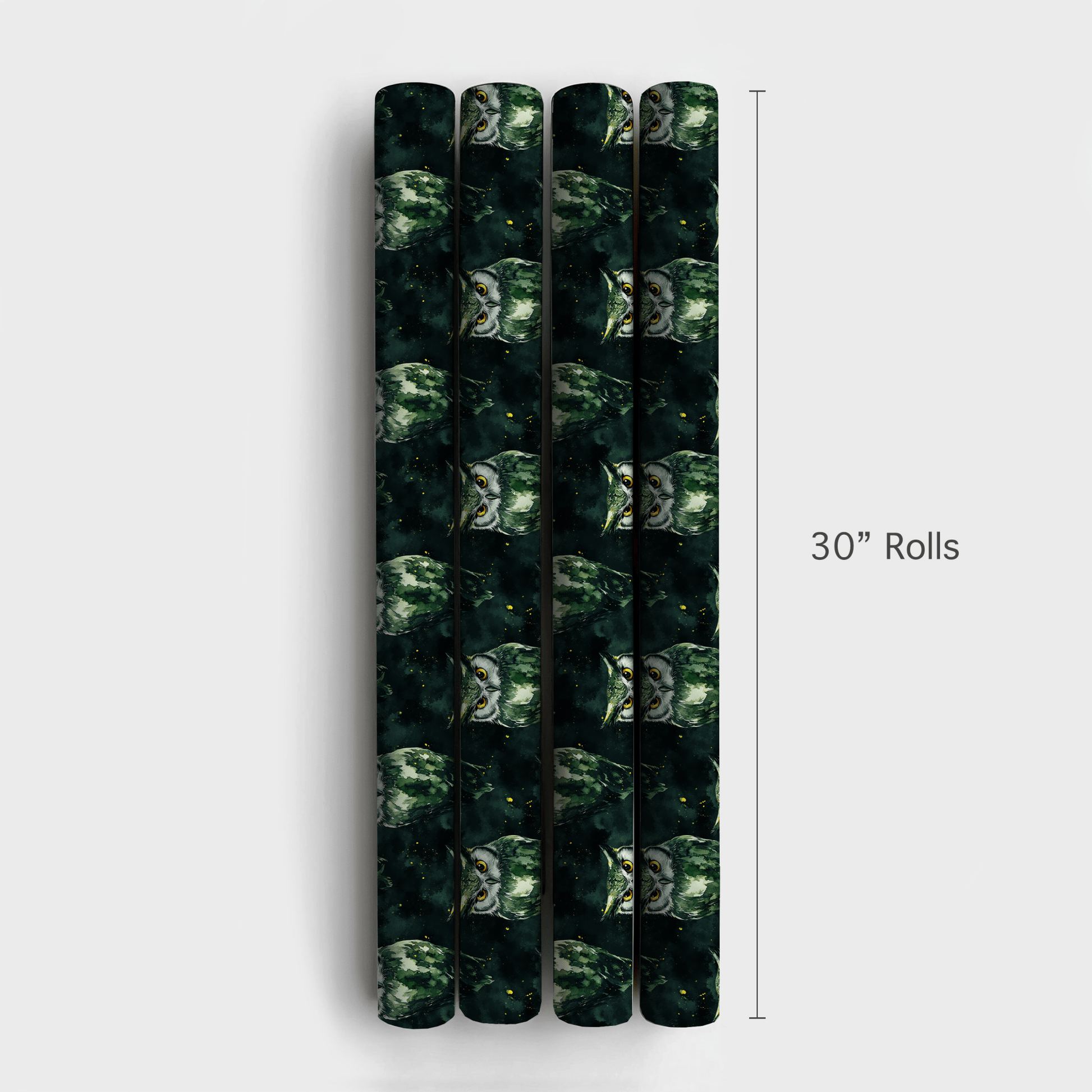 Hoot Green - Wrapping Paper - Aspen &amp; Arlo