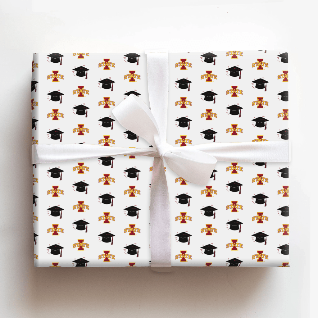Hats off to the Iowa State Grads - Wrapping Paper - Aspen & Arlo