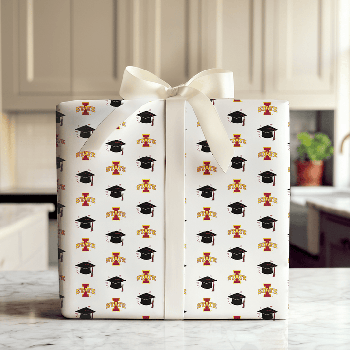 Hats off to the Iowa State Grads - Wrapping Paper - Aspen & Arlo