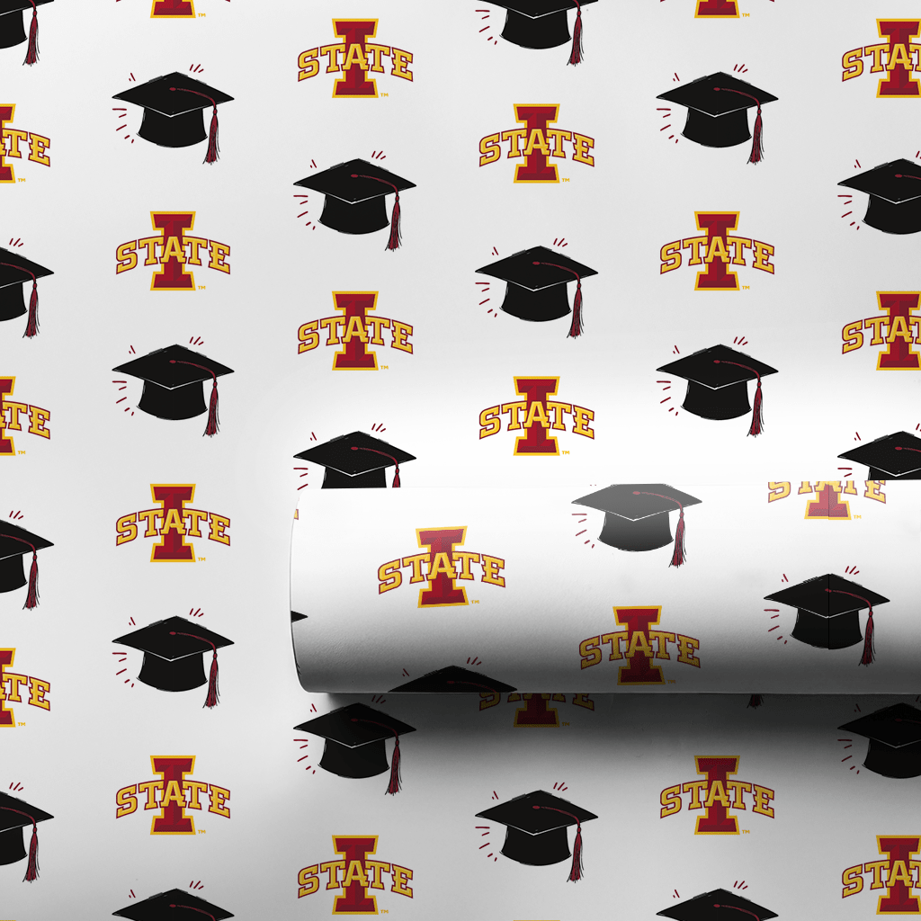 Hats off to the Iowa State Grads - Wrapping Paper - Aspen & Arlo