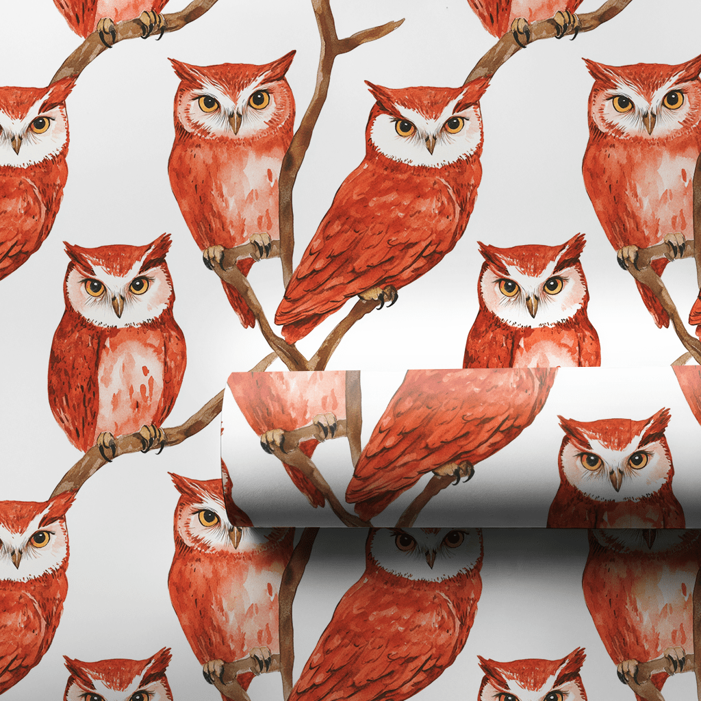 Staring Contest - Wrapping Paper - Aspen & Arlo