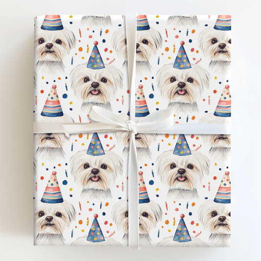 Pawsh Pup Party - Wrapping Paper - Aspen & Arlo