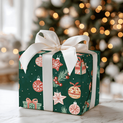 Ornaments and Presents - Wrapping Paper - Aspen & Arlo