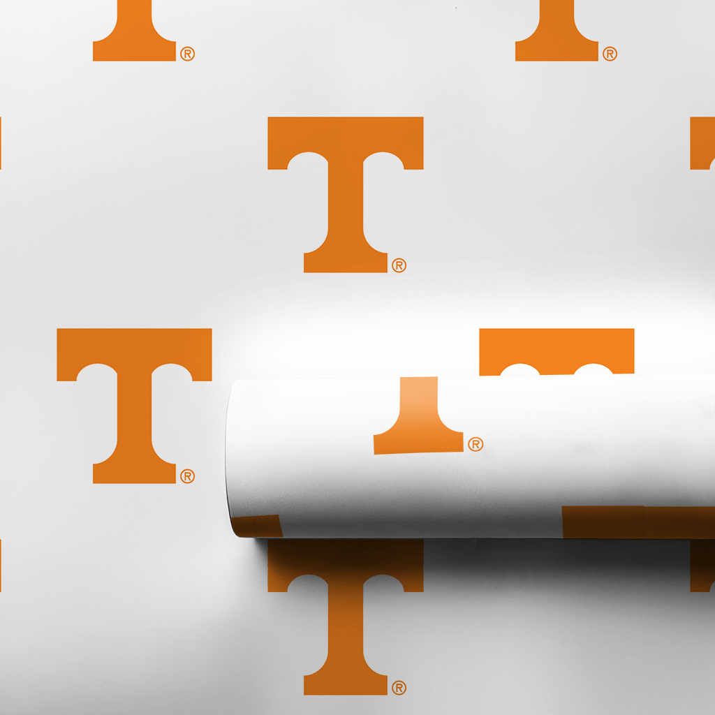 Big Orange T - Wrapping Paper - Aspen & Arlo