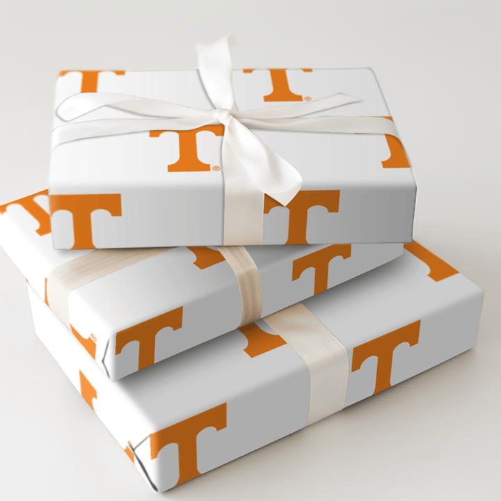 Big Orange T - Wrapping Paper - Aspen & Arlo