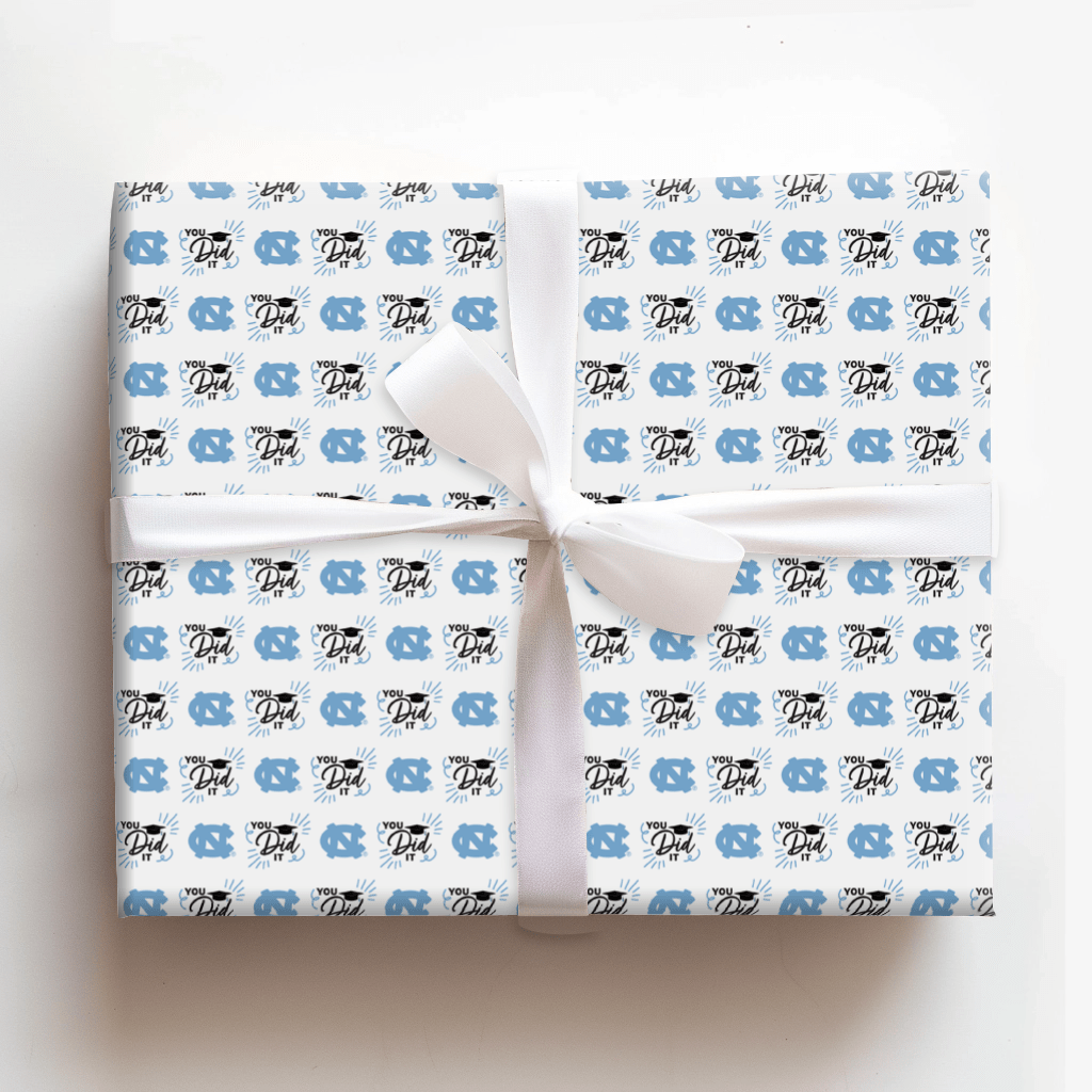You Did It Carolina - Wrapping Paper - Aspen & Arlo