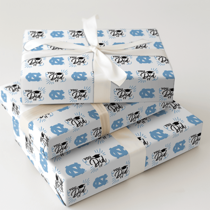You Did It Carolina - Wrapping Paper - Aspen & Arlo