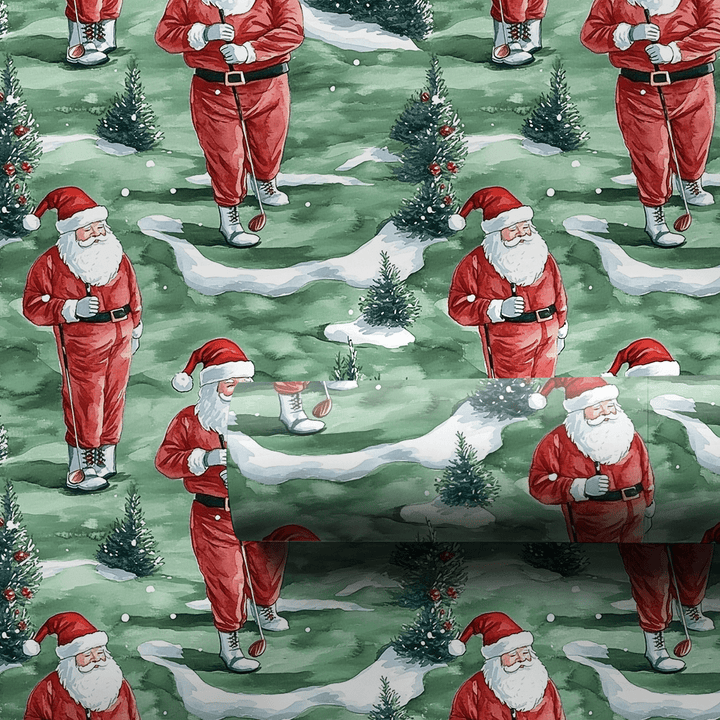 Santa's Handicap - Wrapping Paper - Aspen & Arlo