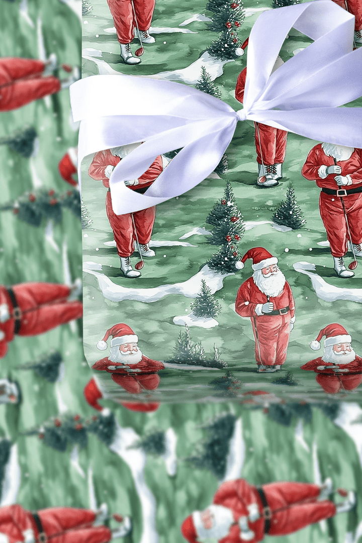 Santa's Handicap - Wrapping Paper - Aspen & Arlo