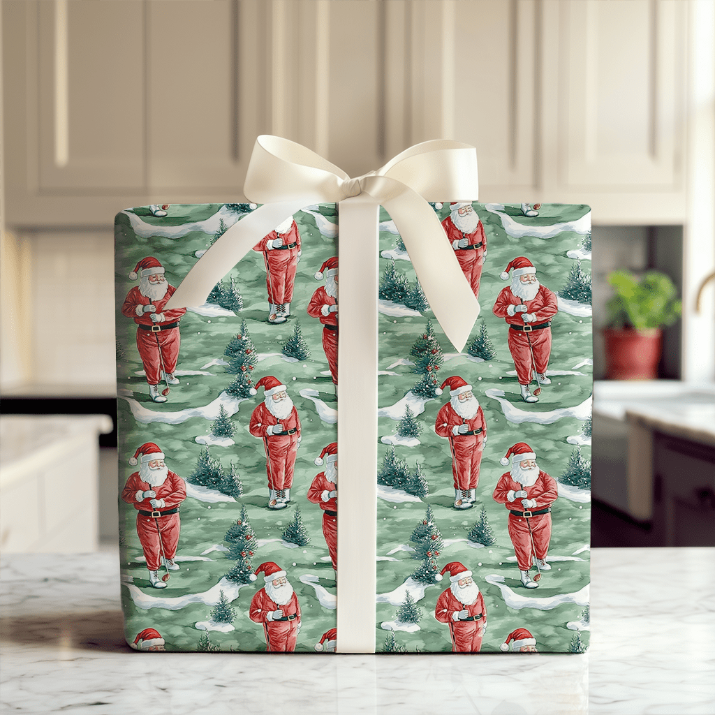 Santa's Handicap - Wrapping Paper - Aspen & Arlo