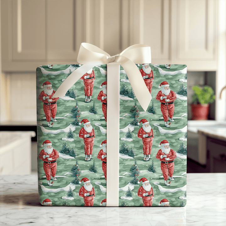 Santa's Handicap - Wrapping Paper - Aspen & Arlo