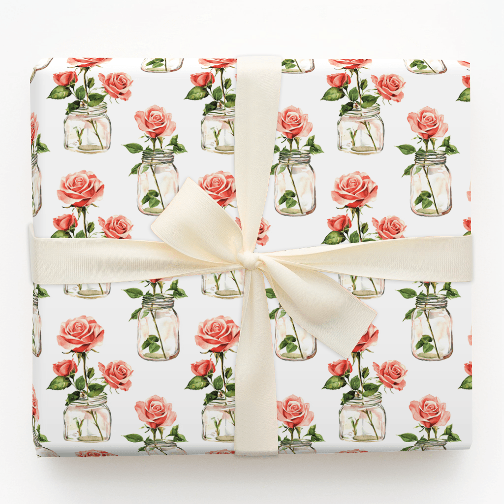 Rosy Celebrations - Wrapping Paper - Aspen & Arlo