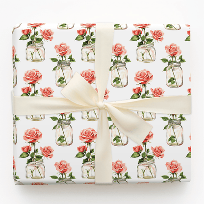 Rosy Celebrations - Wrapping Paper - Aspen & Arlo