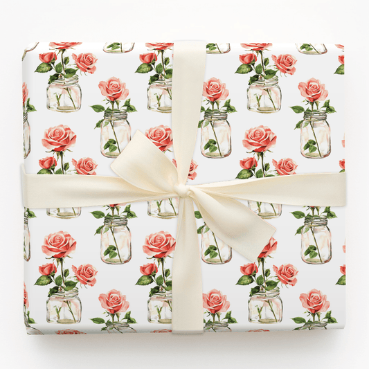 Rosy Celebrations - Wrapping Paper - Aspen & Arlo
