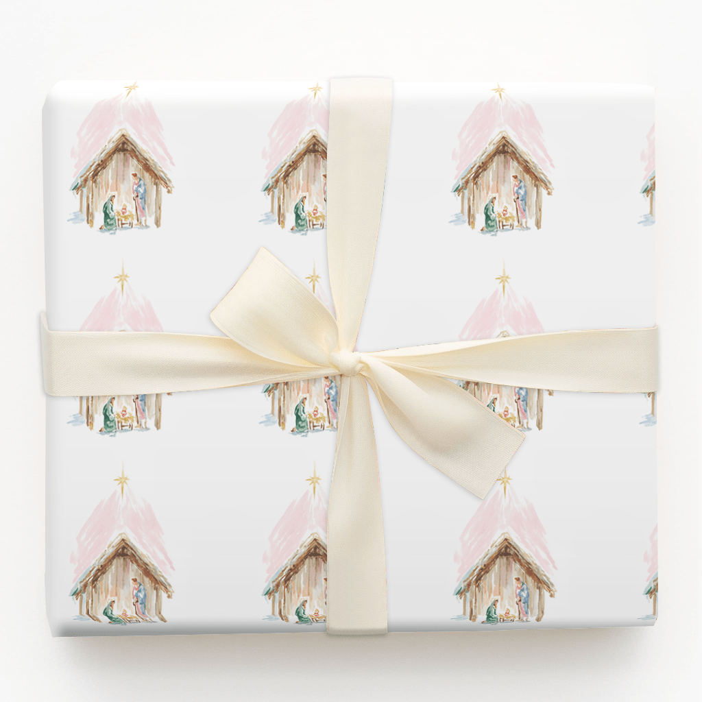 Christmas Nativity - Wrapping Paper - Aspen & Arlo