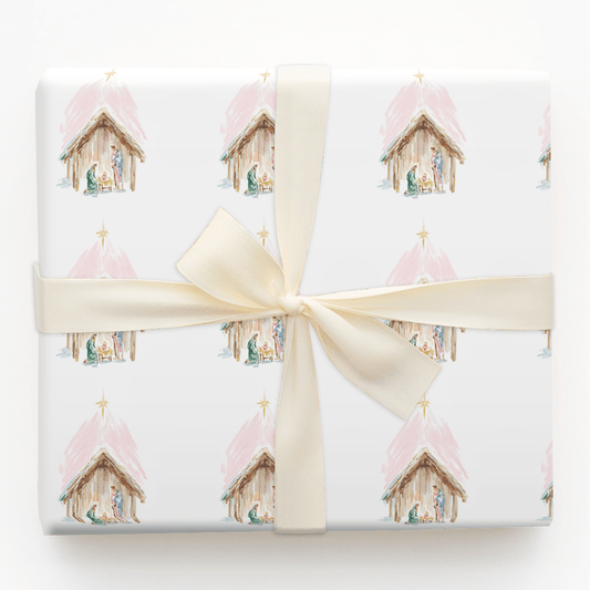 Christmas Nativity - Wrapping Paper - Aspen & Arlo