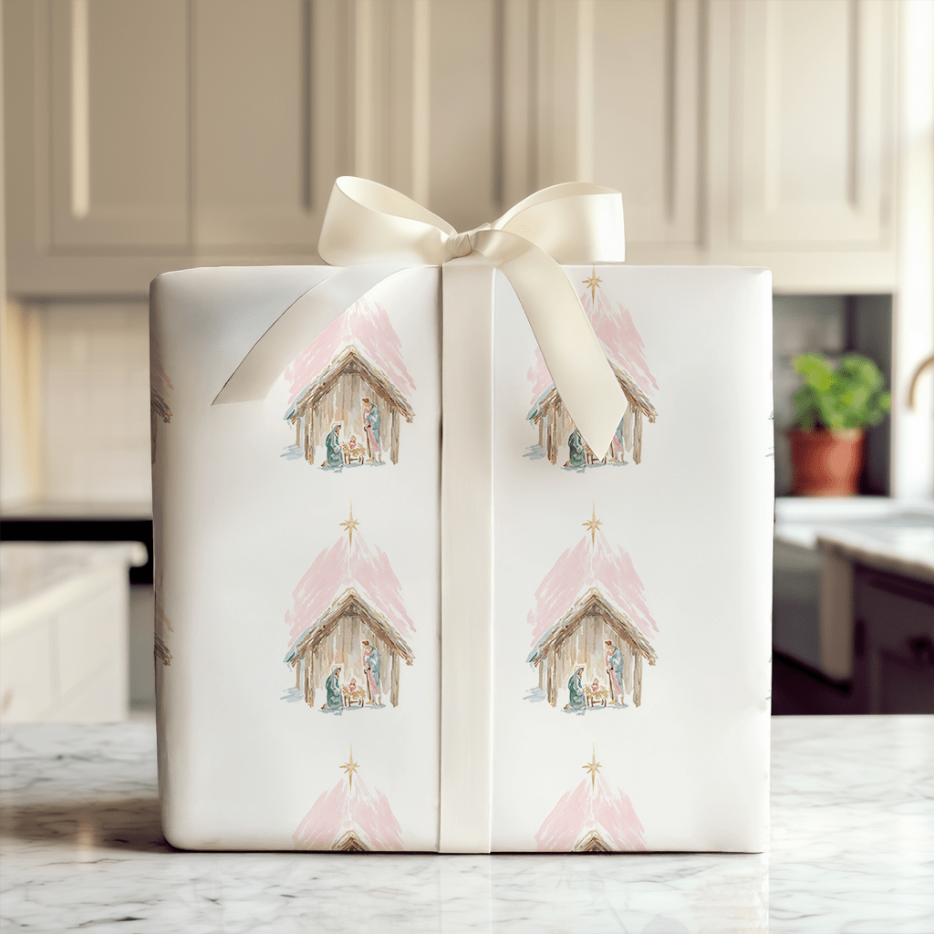 Christmas Nativity - Wrapping Paper - Aspen & Arlo