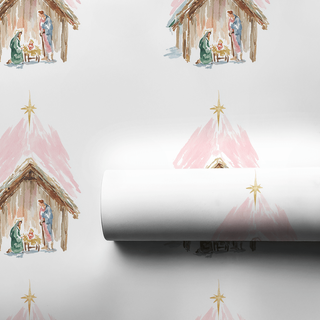 Christmas Nativity - Wrapping Paper - Aspen & Arlo