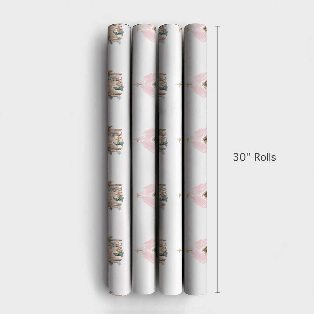Christmas Nativity - Wrapping Paper - Aspen & Arlo