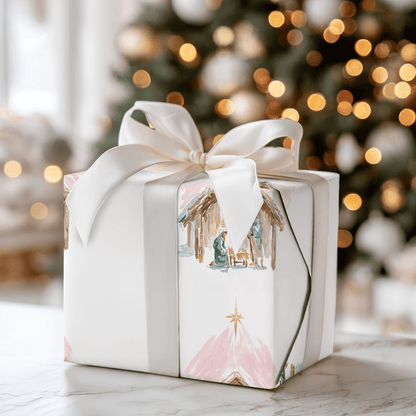 Christmas Nativity - Wrapping Paper - Aspen & Arlo