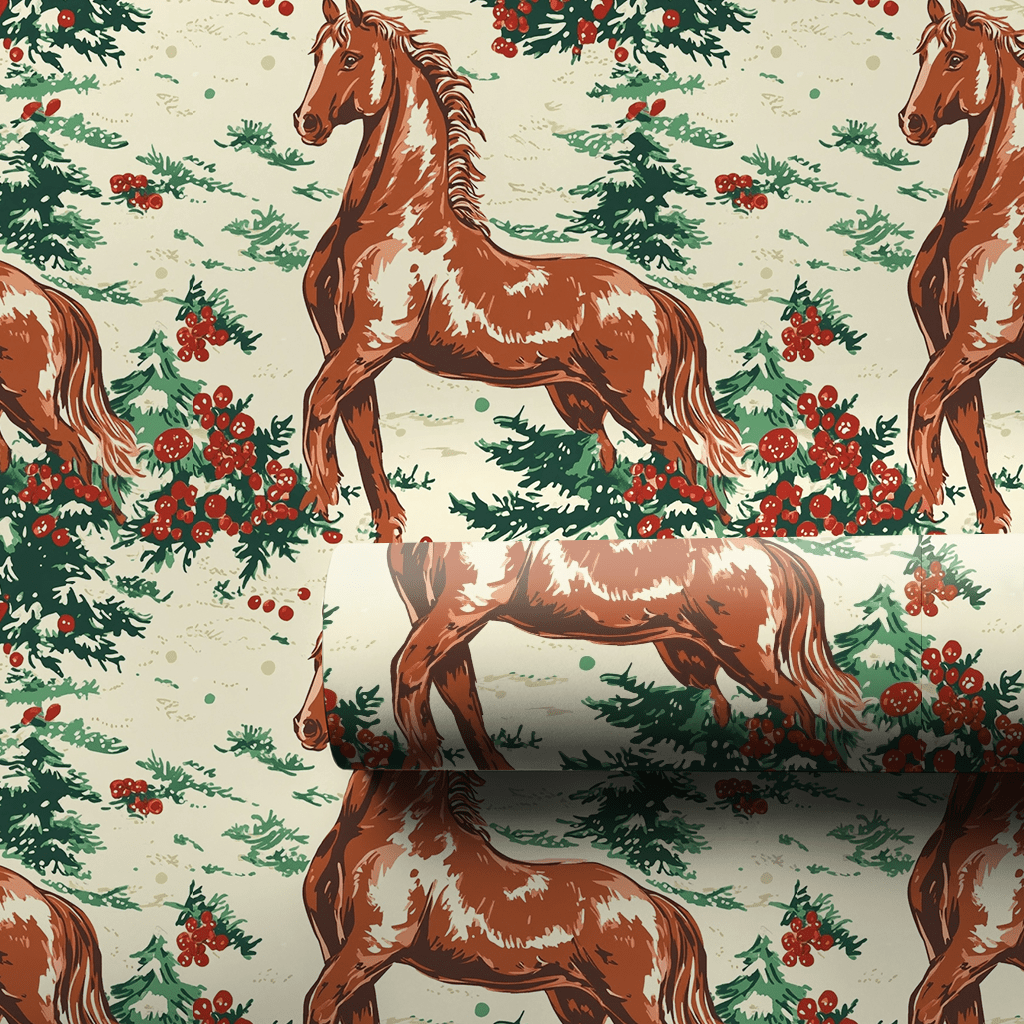 Stables to Sleighs - Wrapping Paper - Aspen & Arlo