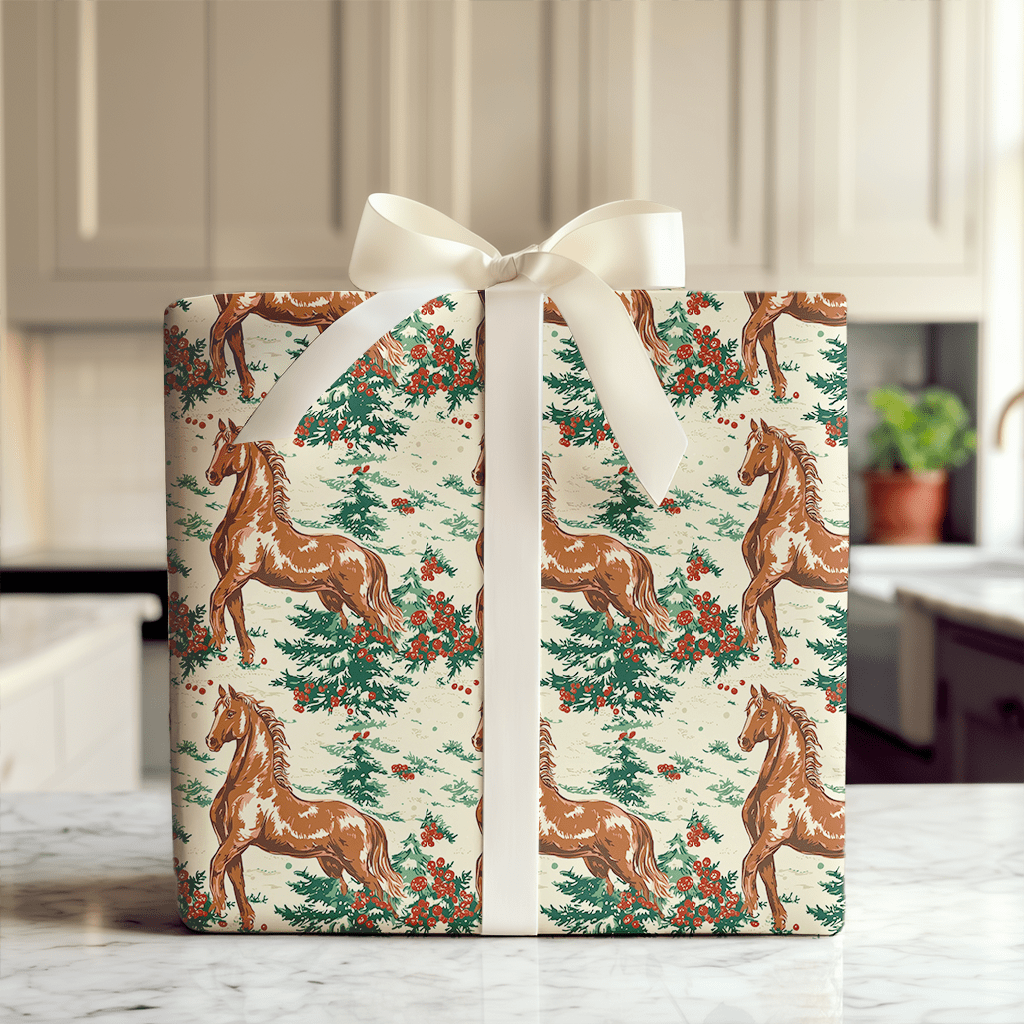 Stables to Sleighs - Wrapping Paper - Aspen & Arlo