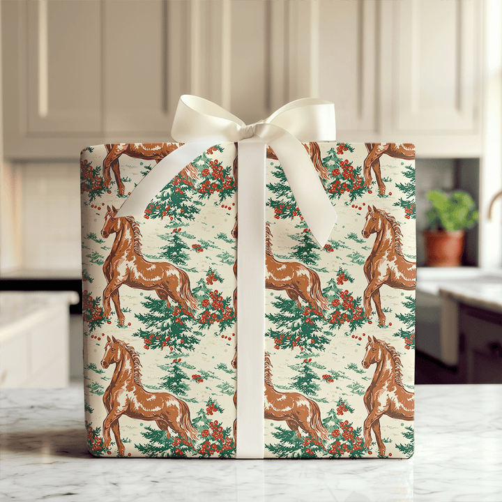 Stables to Sleighs - Wrapping Paper - Aspen & Arlo