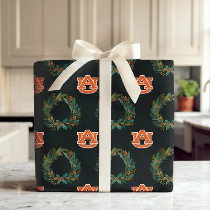 Auburn Wreath - Wrapping Paper - Aspen & Arlo