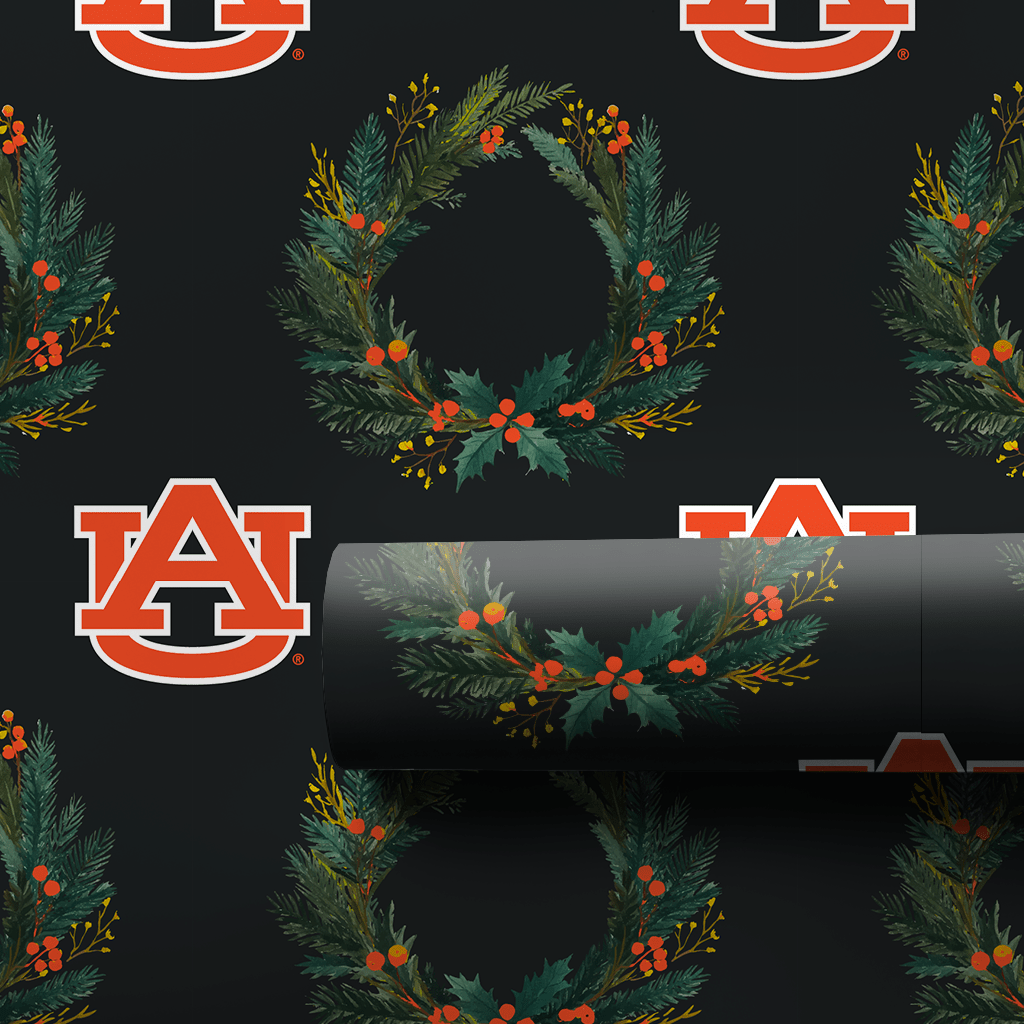 Auburn Wreath - Wrapping Paper - Aspen & Arlo