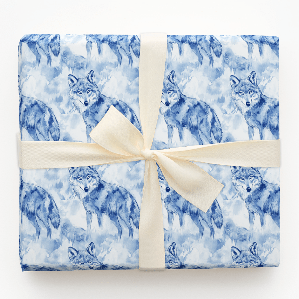 Wolf Sky - Wrapping Paper - Aspen & Arlo