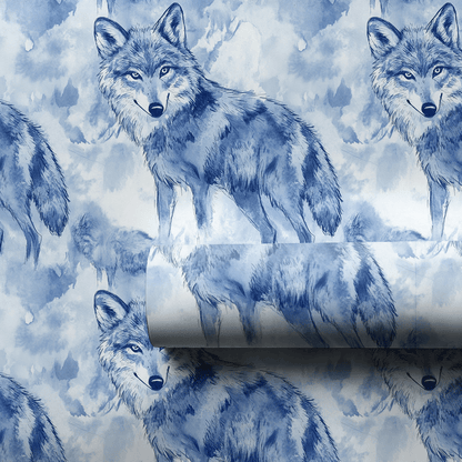 Wolf Sky - Wrapping Paper - Aspen & Arlo