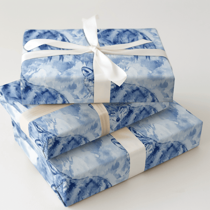 Wolf Sky - Wrapping Paper - Aspen & Arlo