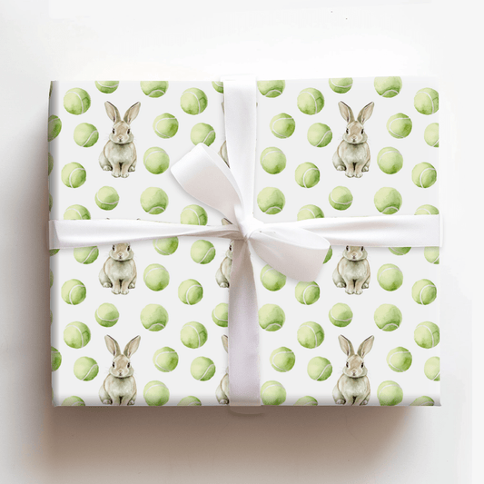 Tennis Hoptitude - Wrapping Paper - Aspen & Arlo