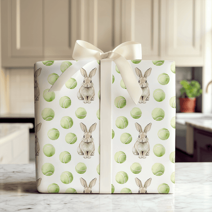 Tennis Hoptitude - Wrapping Paper - Aspen & Arlo