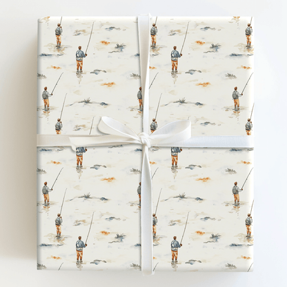 Best Dad By a Stream - Wrapping Paper - Aspen & Arlo