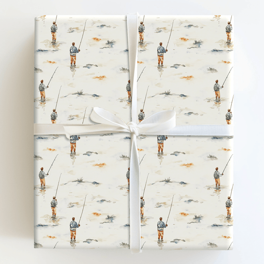 Best Dad By a Stream - Wrapping Paper - Aspen & Arlo