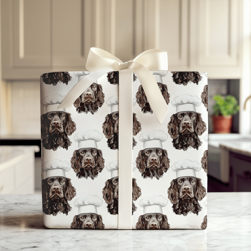 Cooking with the Boykin Spaniel - Wrapping Paper - Aspen & Arlo