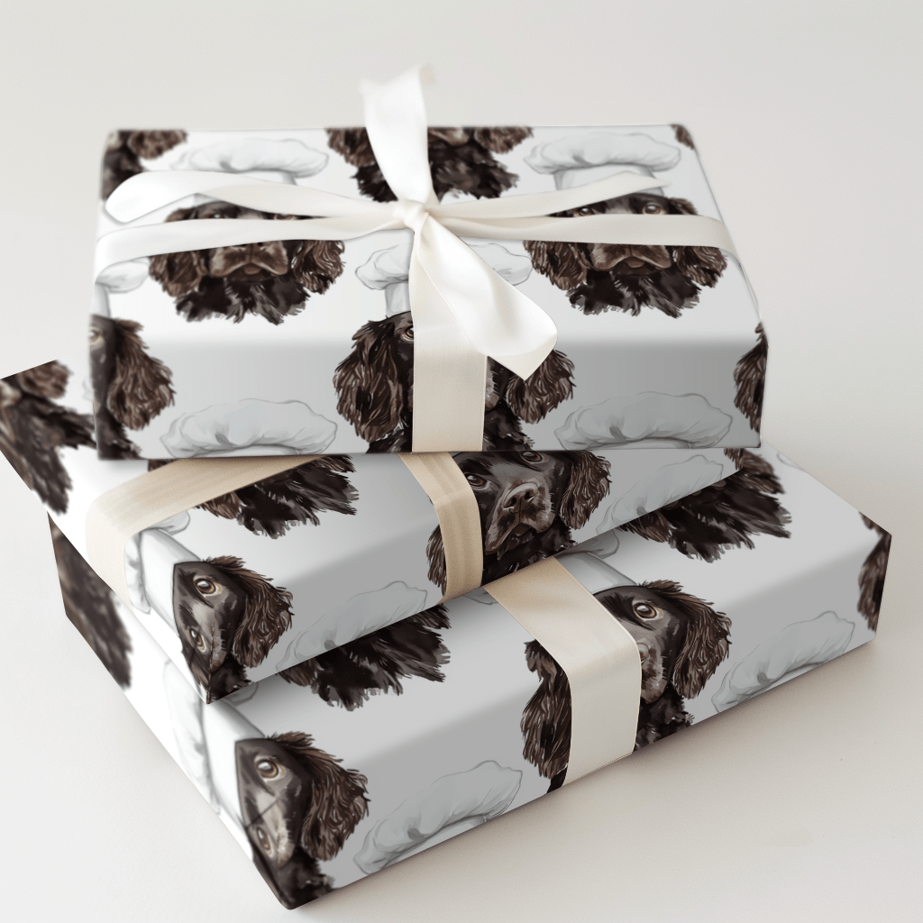Cooking with the Boykin Spaniel - Wrapping Paper - Aspen & Arlo