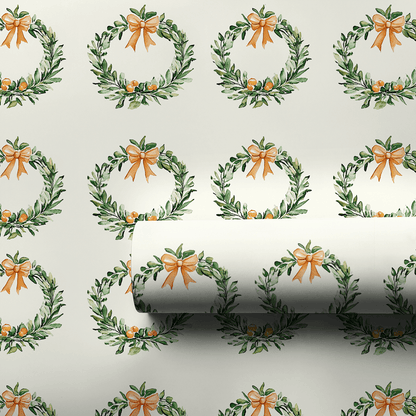 Merry Orange - Wrapping Paper - Aspen & Arlo