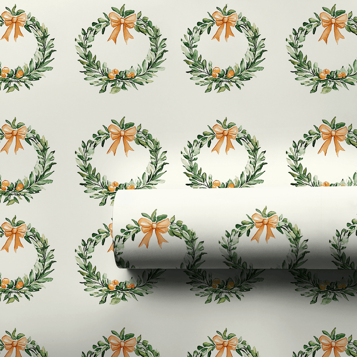 Merry Orange - Wrapping Paper - Aspen & Arlo