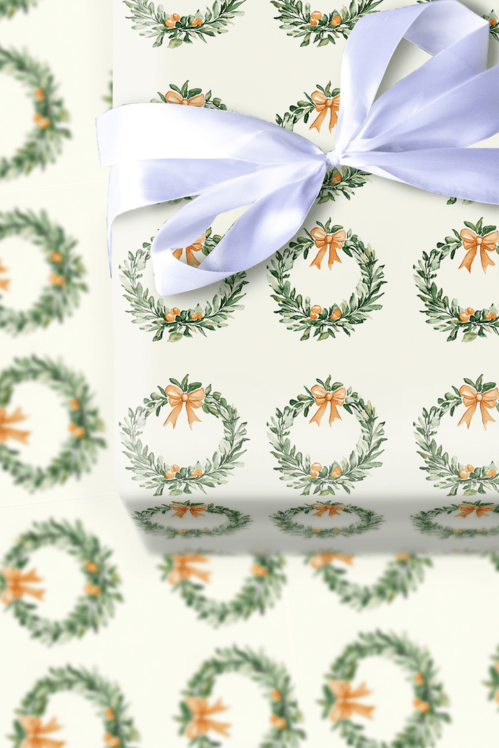 Merry Orange - Wrapping Paper - Aspen & Arlo