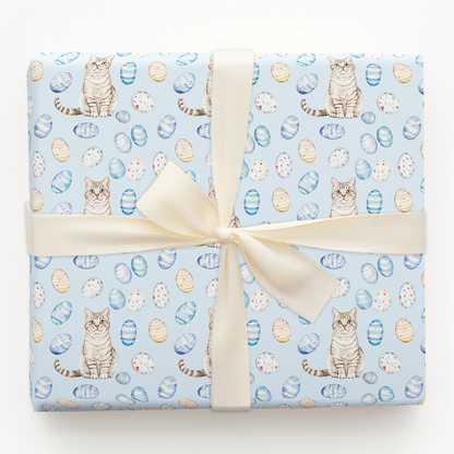 Easter Eggs with the British Shorthair - Wrapping Paper - Aspen & Arlo