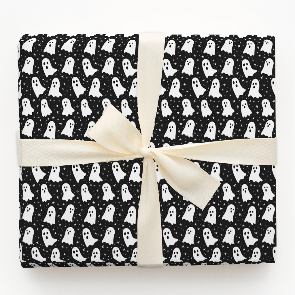 Friendly Ghosts - Wrapping Paper - Aspen & Arlo