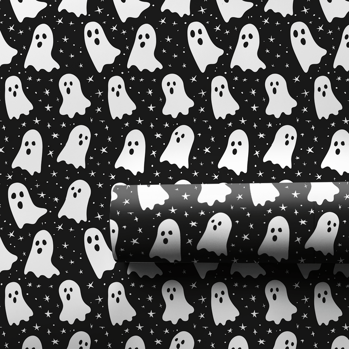 Friendly Ghosts - Wrapping Paper - Aspen & Arlo