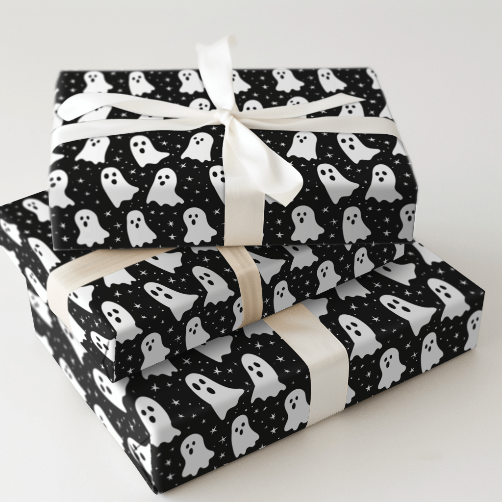 Friendly Ghosts - Wrapping Paper - Aspen & Arlo